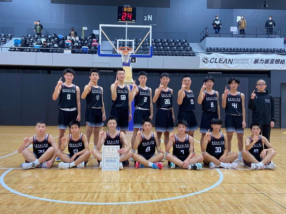 NOSHIRO BASKETBALL ACADEMY U15男子、圧巻の強さで秋田県を制す – Jr 