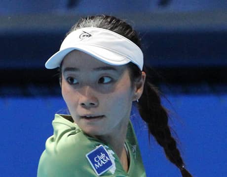 小堀桃子 単複で決勝進出