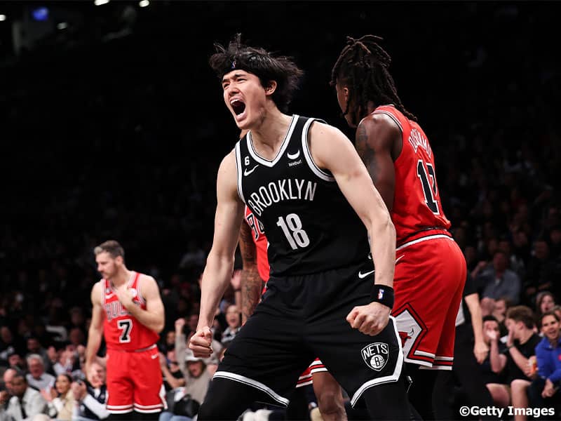 渡邊雄太、3Pやダンクで今季最多10得点…2ブロックとディフェンスでも活躍