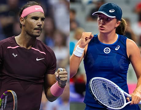 ナダルやシフィオンテク出場