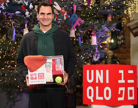 フェデラーが銀座に登場