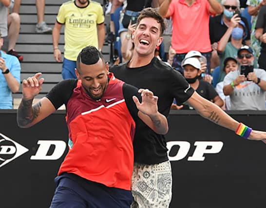 ダブルスファン投票1位に「感謝」