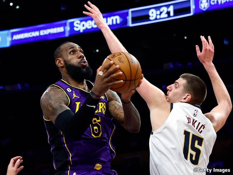 レイカーズがナゲッツ撃破…レブロンが3試合連続30得点越え、ラスはベンチスタートでトリプルダブル