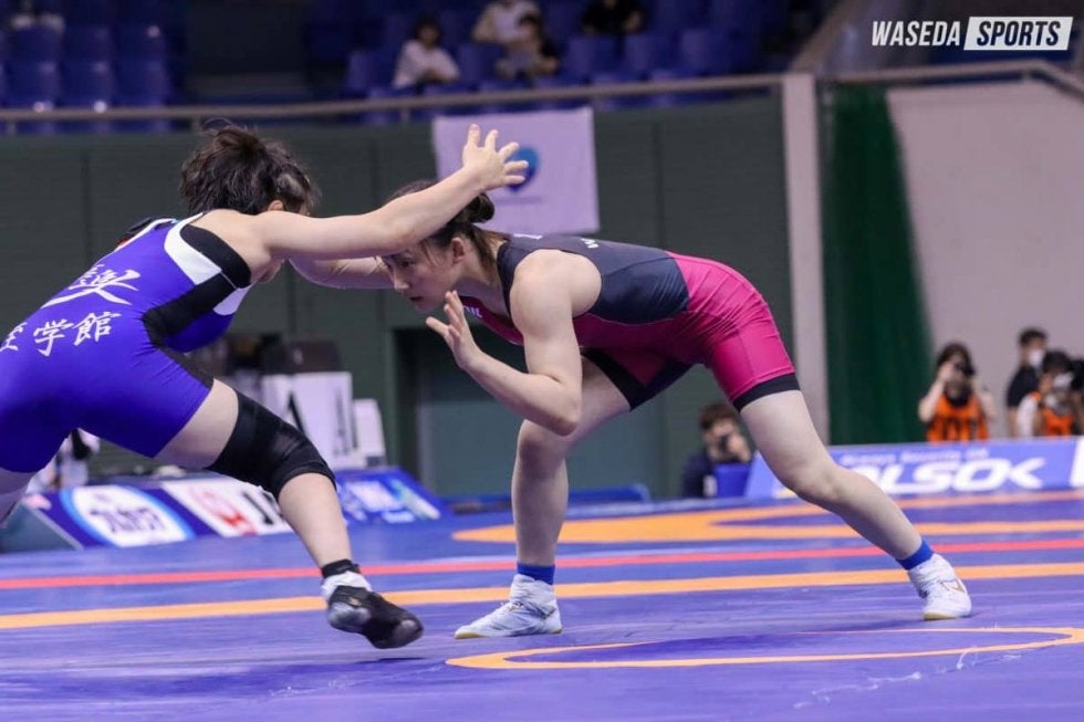 日体大柏高校 レスリング シングレット 赤 nssu kashiwa