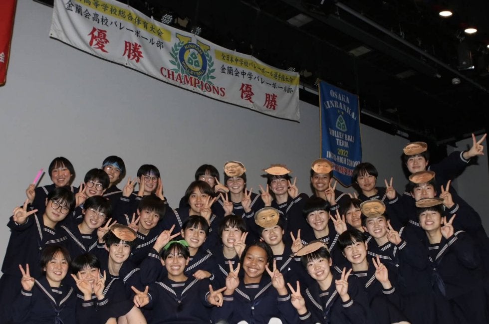 昨夏、中高全国制覇の金蘭会が優勝報告会　春高で全国二冠へ高校生は決意を新たに