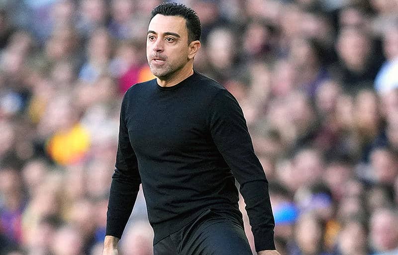 今季コパ初戦に臨むチャビ監督はローテーション明言！　今冬補強にも言及