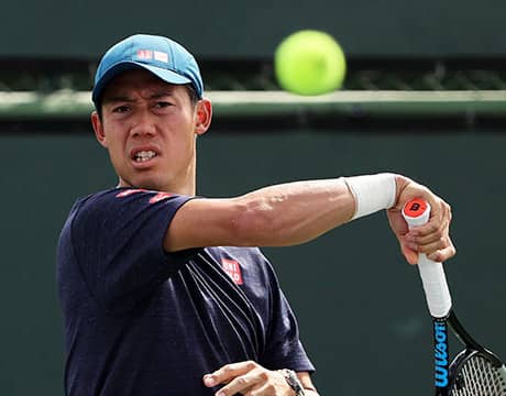 錦織圭、ドライブボレー公開