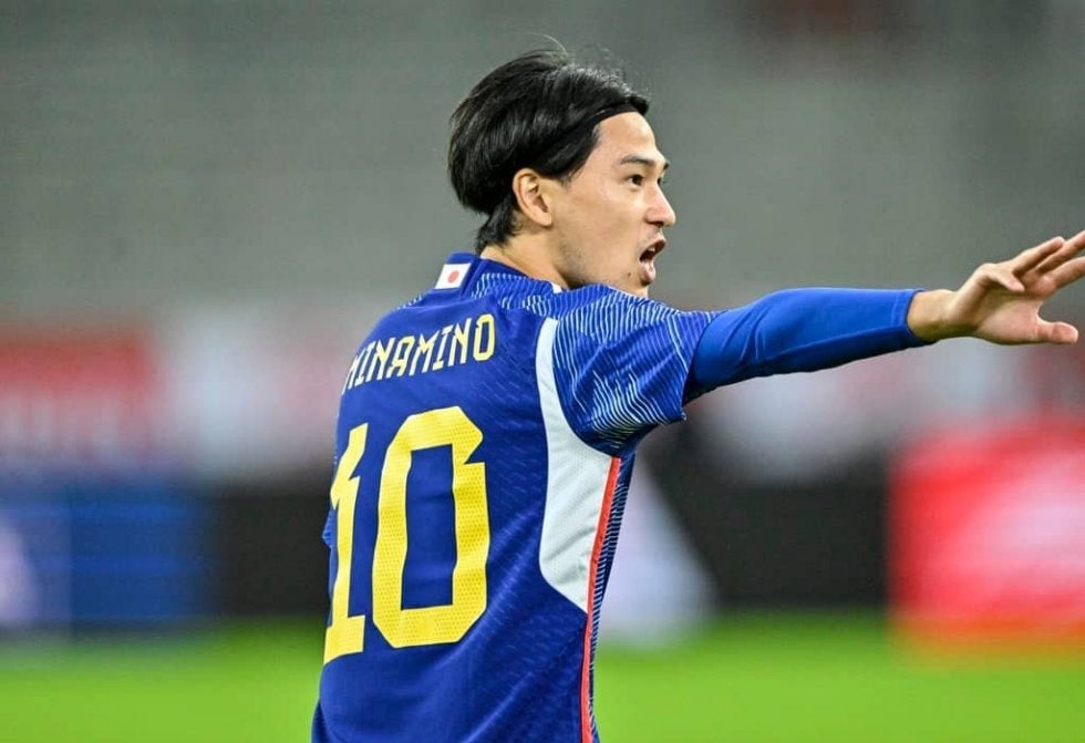 日本代表 MINAMINO 背番号8 長袖 シャツ 南野拓実 2023011006310374661700.jpg