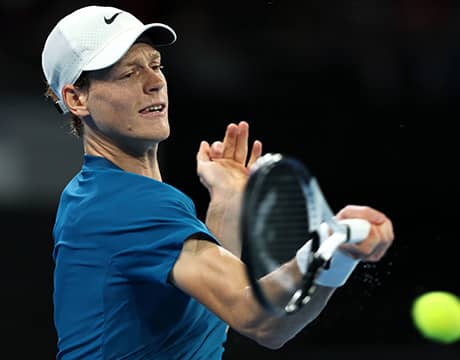 シナー 完勝で全豪2年連続3回戦へ