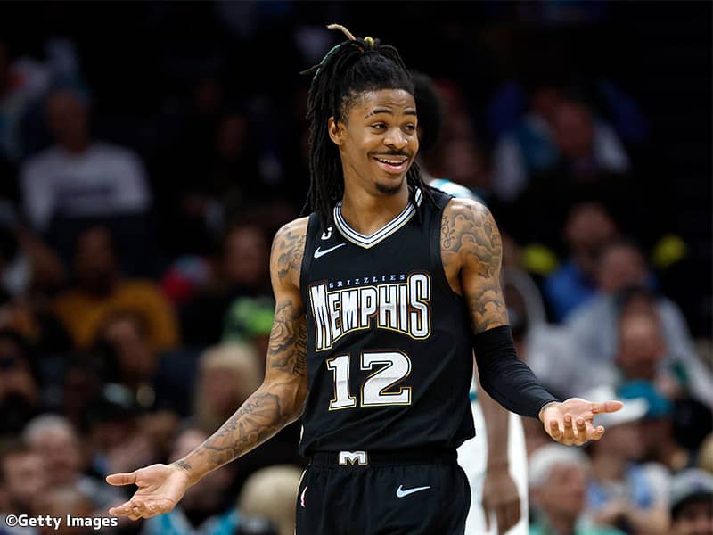 豪快なプレーを連発しているモラント…今季7度目の薬物検査を受けたと自身のSNSで明かす