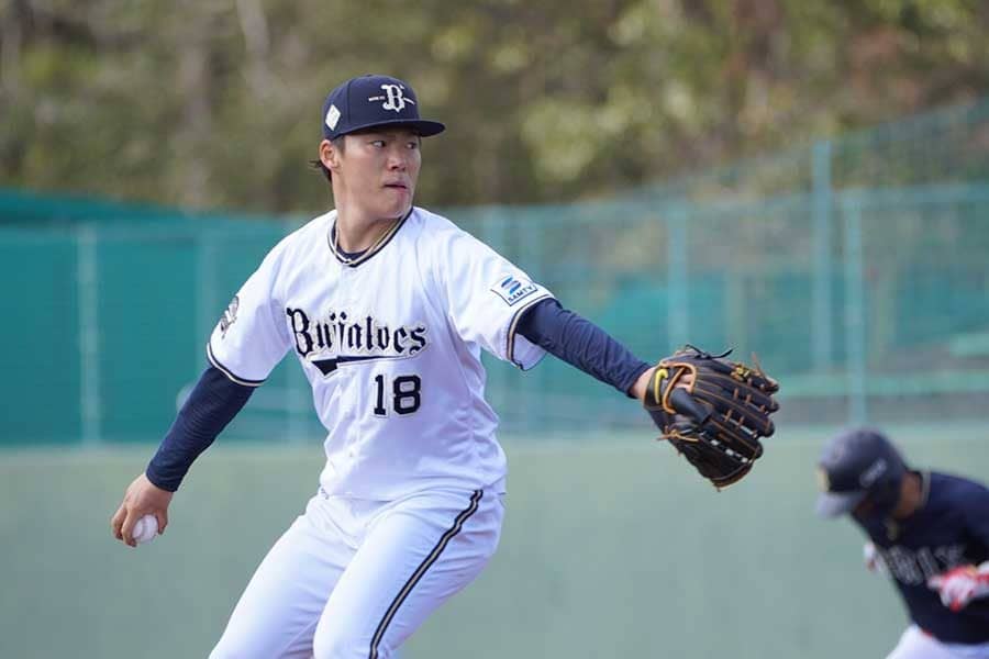 オリ山本由伸が最速156キロで同僚を圧倒　紅白戦で2回4K、WBCへ調整順調