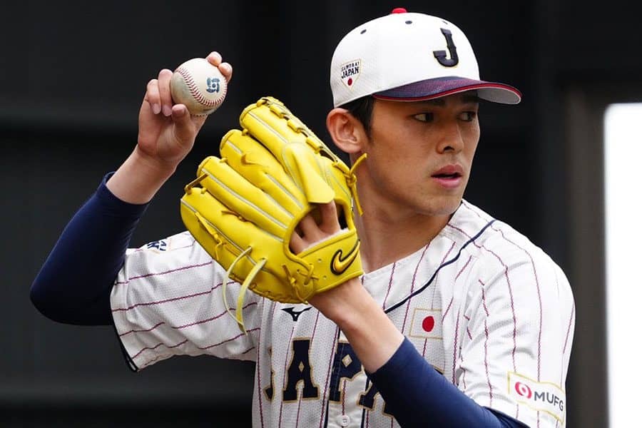 侍J・佐々木朗希が強化試合“開幕投手”　2イニング予定、鷹戦2試合の登板予定が判明