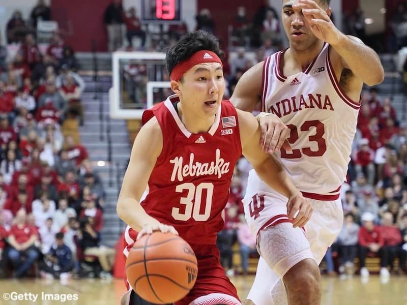 7試合連続2ケタ得点の富永啓生…11得点4スティールを挙げてネブラスカ大が4連勝