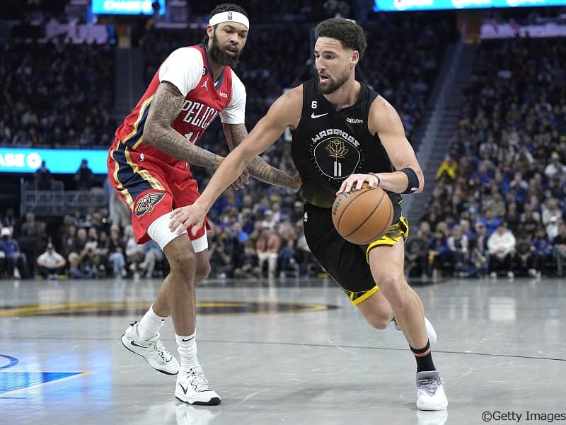 ウォリアーズが今季最長タイの5連勝、トンプソンは「ベンチ陣が本当に向上している」