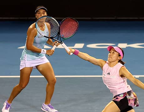 加藤ペア 青山/柴原に続き4強