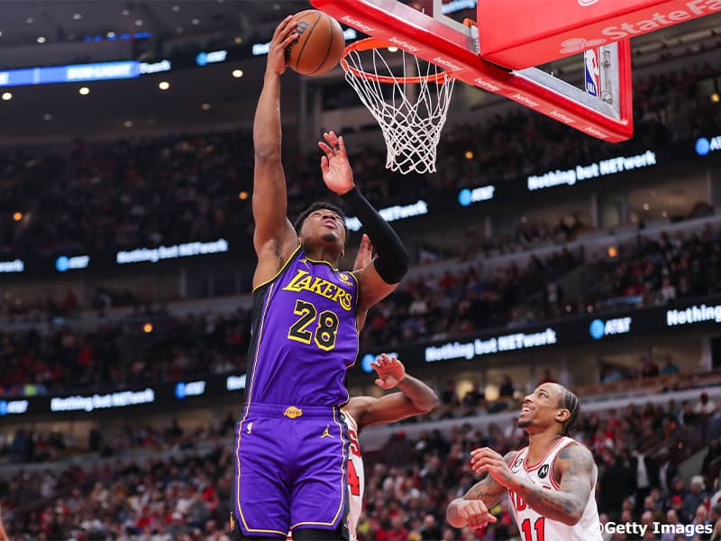 八村塁、2試合ぶり出場で6得点…レイカーズはデイビスの活躍でブルズに勝利