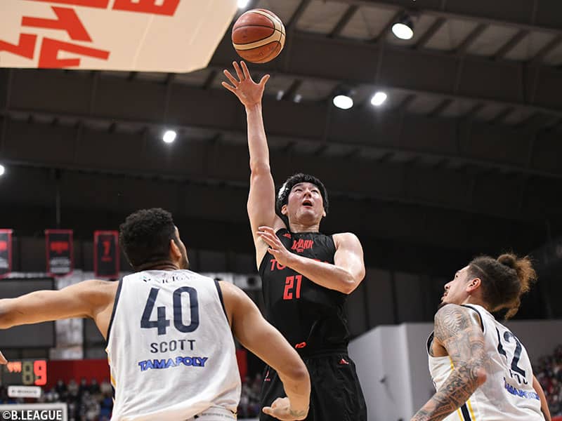 今季初先発のA東京・平岩が奮起「みんなの力が後押ししてくれました」