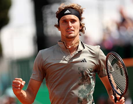 ズベレフ 逆転勝ちで初戦突破