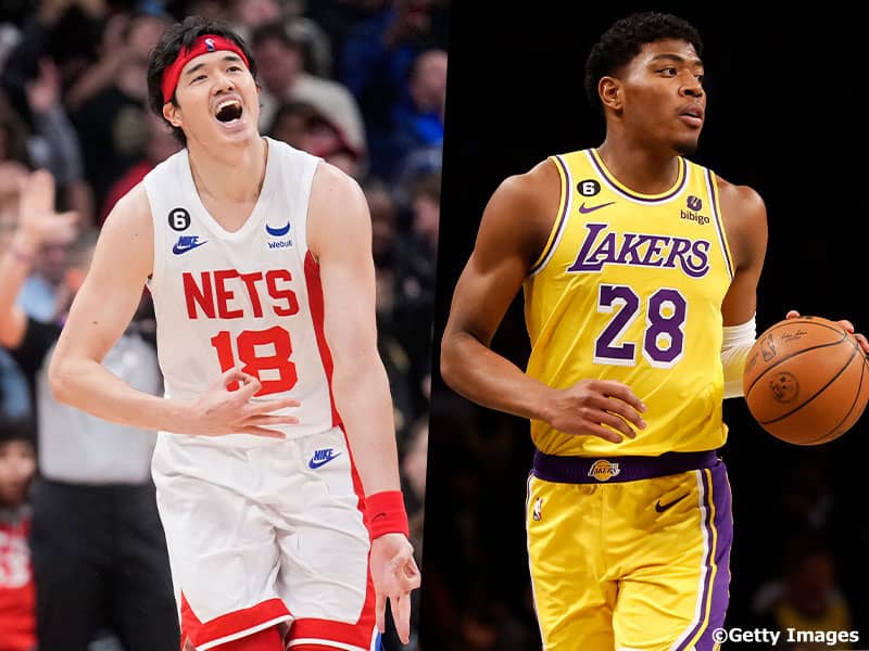 渡邊雄太と八村塁がそろってプレーオフへ…ネッツは16日2時、レイカーズは17日4時に初戦