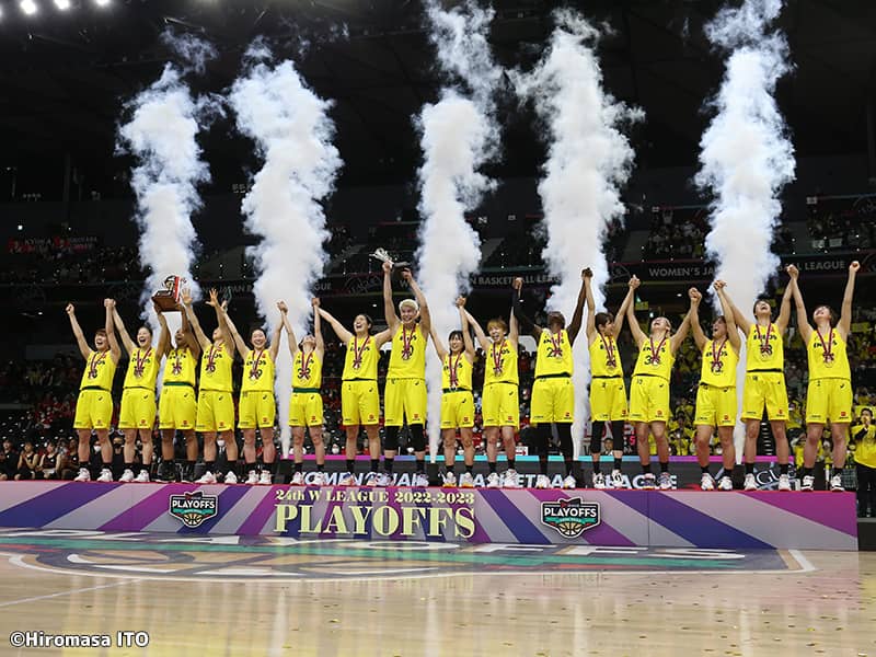 ENEOSの優勝で幕を閉じたWリーグプレーオフ…最終順位とプレーオフ・アウォード表彰者が発表