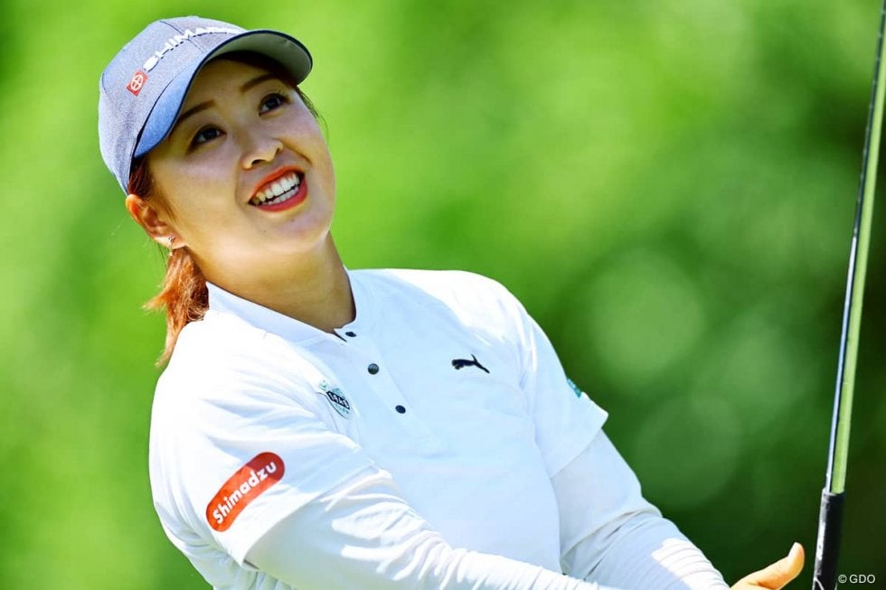 西郷真央は師匠のキャディと初タッグ 馬場咲希も会場入り