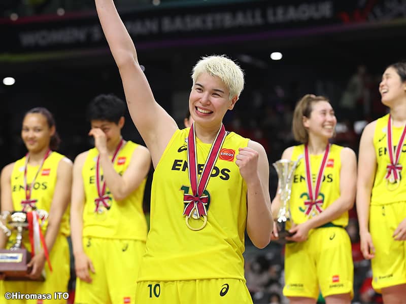 キャプテンとしてチームを支え続けたENEOSの渡嘉敷…「みんなが自分を信じてくれた」