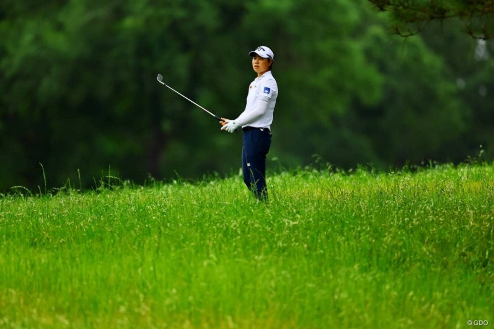 ショットの安定欠き流れつかめず 2オーバー73位発進の笹生優花