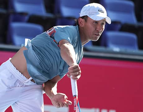 島袋将 CH2勝目に王手 テニス スポーツブル (スポブル)