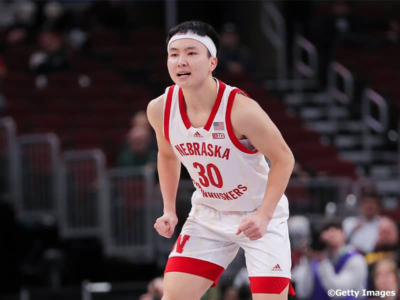 富永啓生がドラフトのアーリーエントリーを取り下げ…来季もネブラスカ大でプレーへ