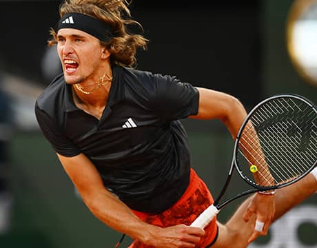 ズベレフ 3年連続8強へ