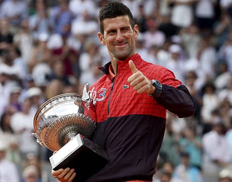 ジョコ「ウインブルドン待ち遠しい」