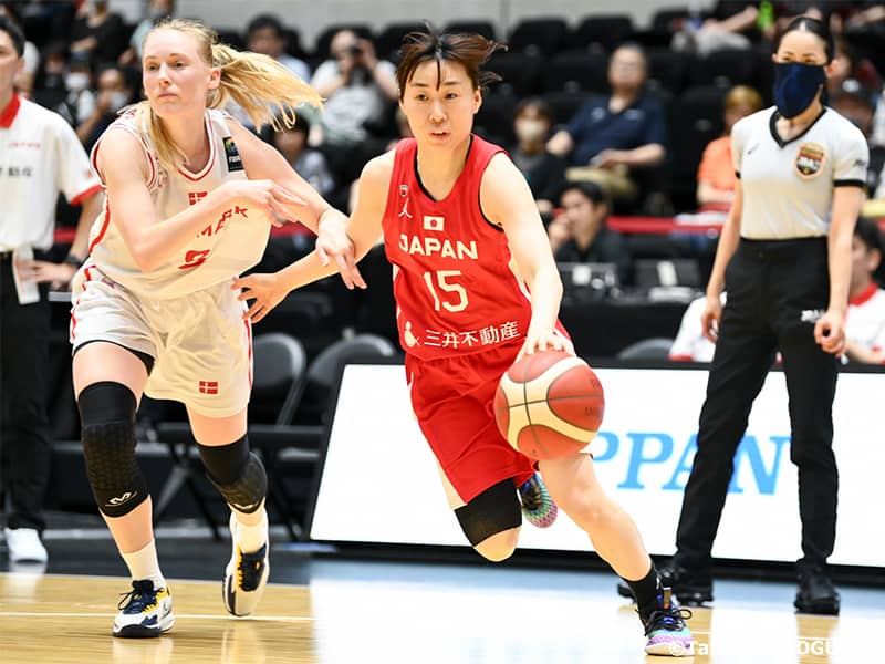 序盤から圧倒した女子日本代表がデンマークとの初戦に勝利…平下愛佳や本橋菜子などガード陣が躍動