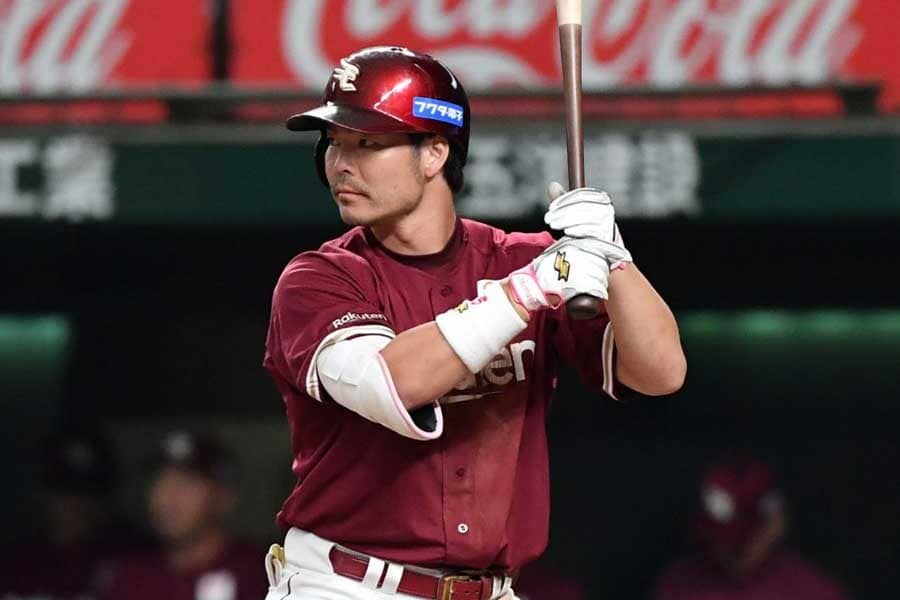 島内宏明　2024 8回裏】甘い球を確実に運んだ!! イーグルス・島内宏明 反撃の2点
