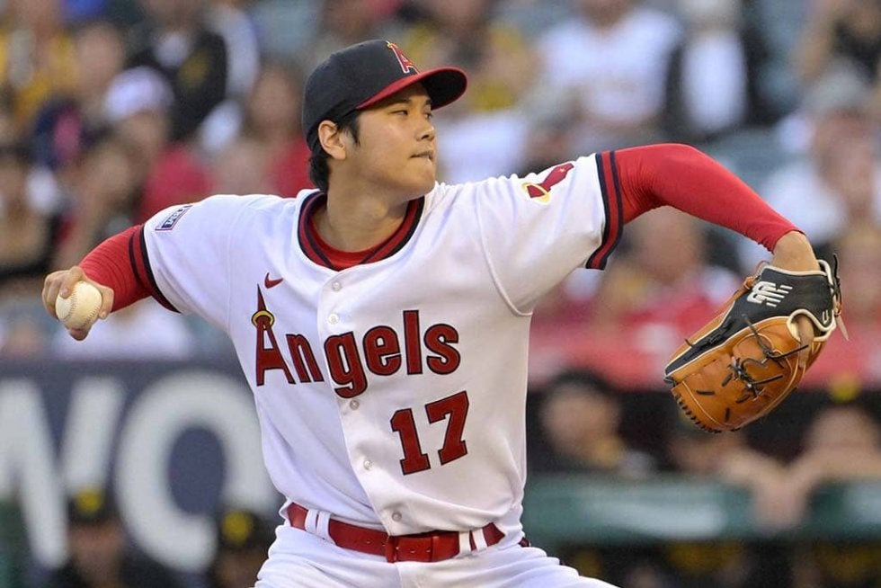 【MLB】大谷翔平、7回途中5失点4被弾も粘投で今季8勝目　打っては振り逃げ含む全打席出塁の大量得点演出しエ軍4連勝