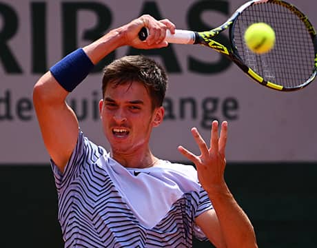 17歳の全仏Jr王者 ツアー初白星