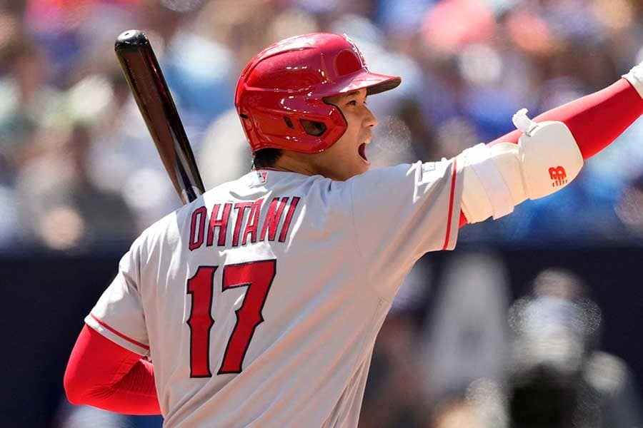 【MLB】大谷翔平の敵軍への“ドヤ顔”炸裂に「癒されたわ」　照れながらスター野手との交流が反響
