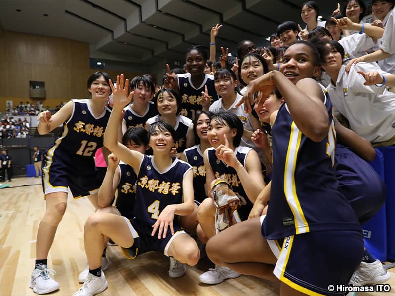 インハイVへ導いた司令塔・堀内桜花「すごく嬉しい」京都精華学園は2年連続の夏冬連覇へ前進