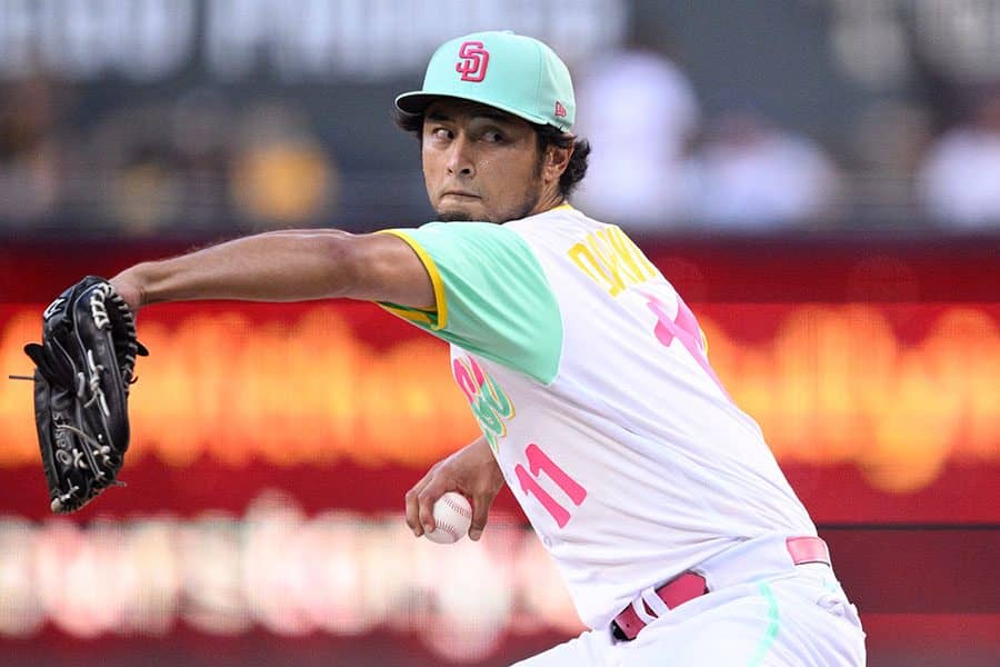 【MLB】ダルビッシュ、7回2失点も9勝目権利スルリ　元阪神スアレス痛恨、8回に逆転許す