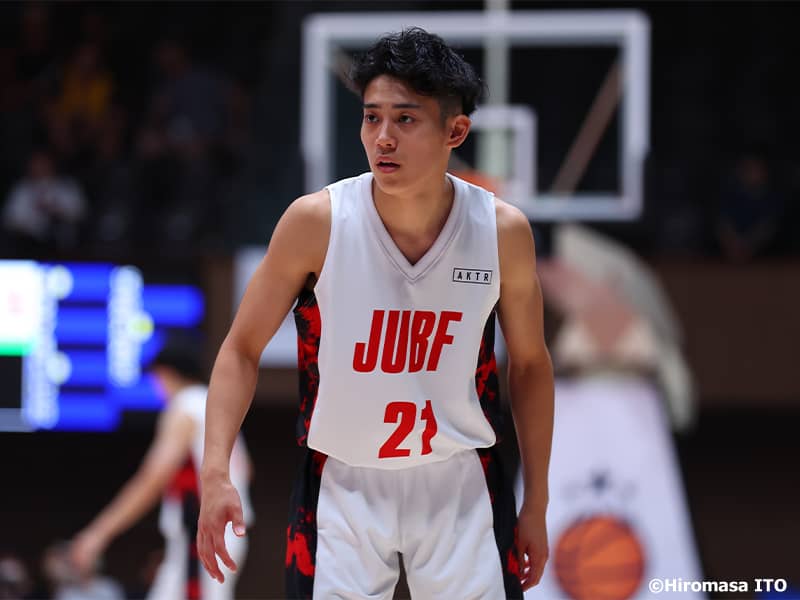 高校までは無名…急成長を続けるPG月岡煕、自身初の国際試合でも「持ち味のスピードを貫く」