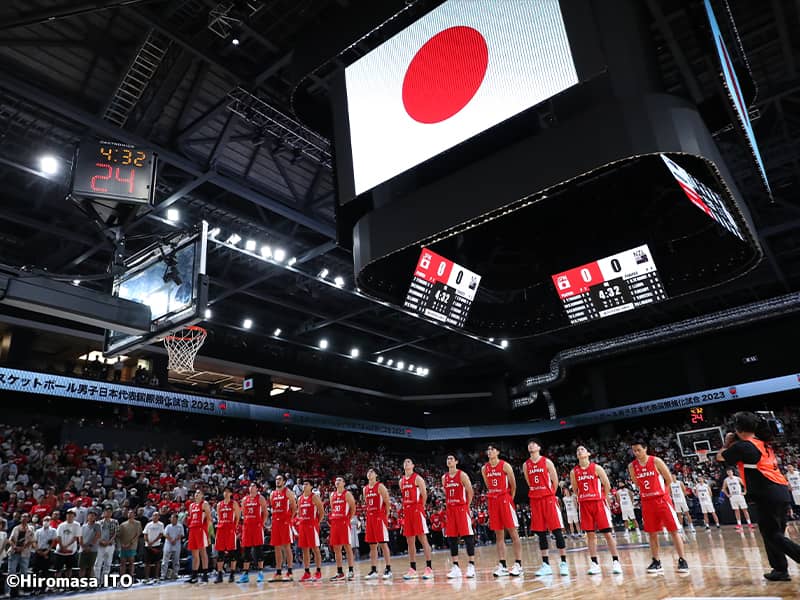 日本代表がアンゴラと公開練習試合…4本中3本を制し合計スコア76－68、渡邊雄太はチームハイ17得点