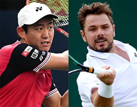 西岡良仁 全米OP初戦ワウリンカ