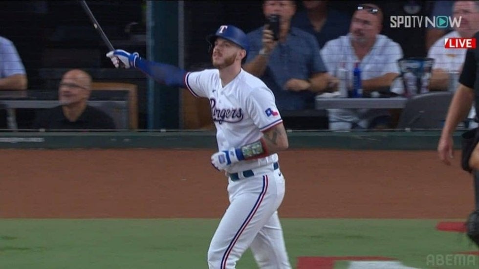 大谷翔平キラーでおなじみ ハイムが完璧アーチで見せた“確信フリーズ”がかっこいい