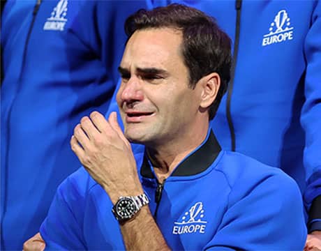 フェデラー 引退試合の対戦相手と再会