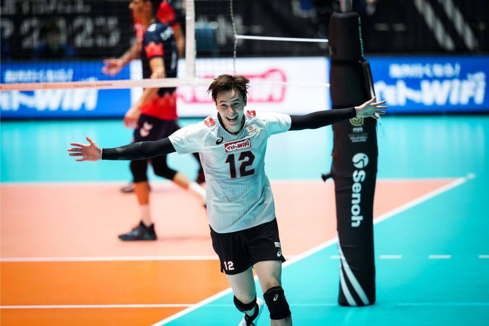 男子日本代表はチュニジアを圧倒しストレート勝利