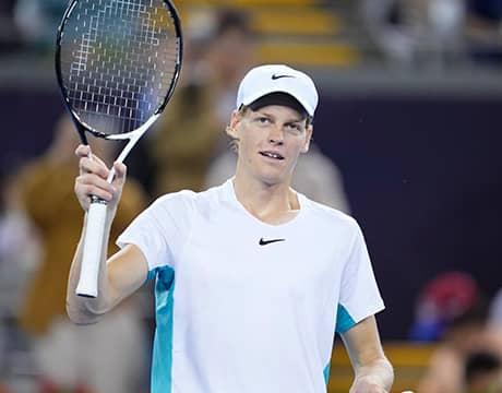 シナーら上位勢3選手が自己最高