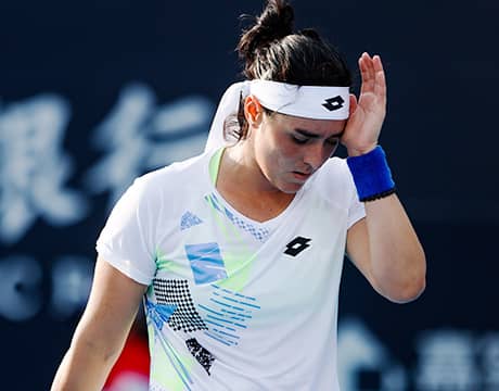 8強入り直後に無念の負傷棄権