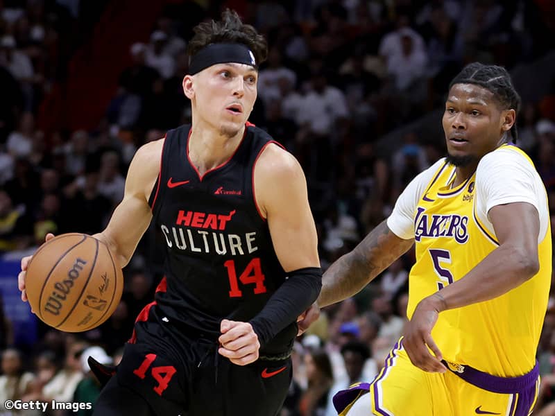 ヒートの中核を担うタイラー・ヒーローが右足首を捻挫…最低でも2週間の離脱に