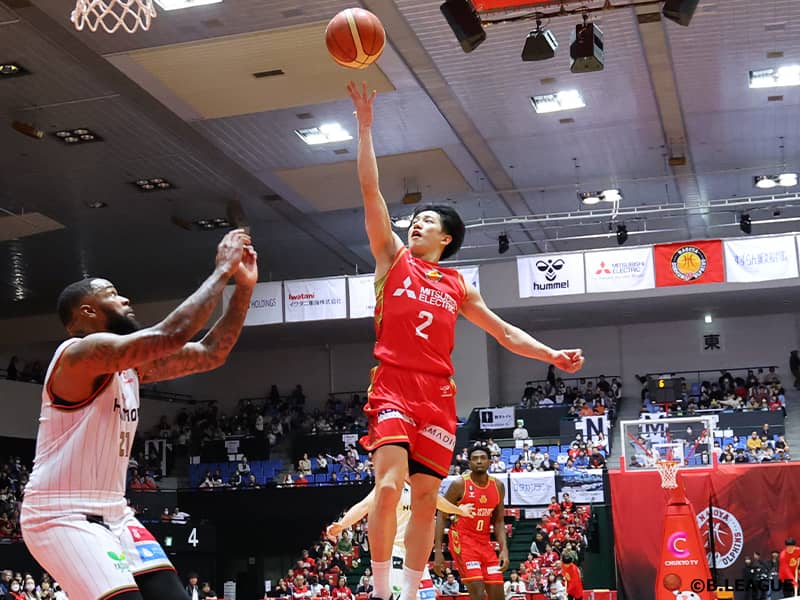 名古屋ダイヤモンドドルフィンズが西地区上位対決を制す…齋藤拓実とスミスが20得点の活躍