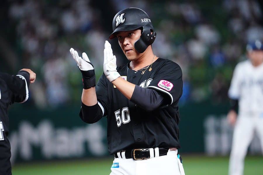 ロッテ石川慎吾の背番号変更「50」→「23」 「新たな気持ちで