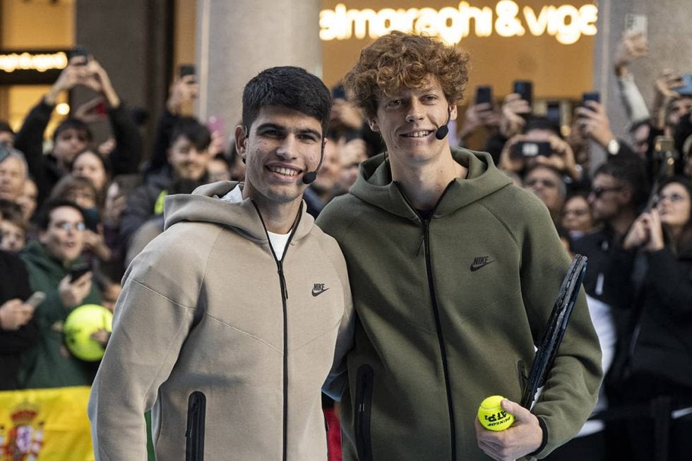 世界2位のアルカラスと4位のシナーが来季に向けて合同トレ「素晴らしいセッションだった」